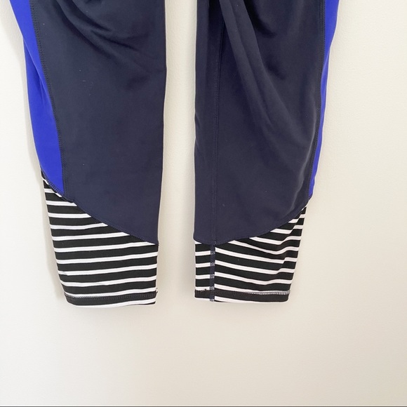 Athleta Color Block Striped Capri Tights - Picture 9 of 11